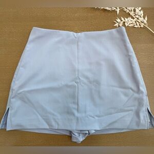 Express Soft Gray Mini Skirt